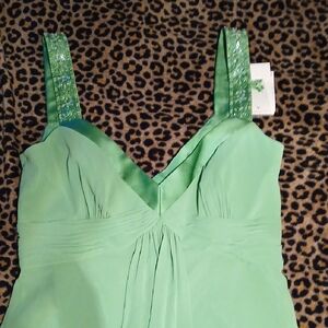 Davids Bridal  Clover Green Dress